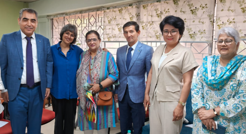 High-level delegation from the Republic of Uzbekistan visits AJK MCRC, JMI
